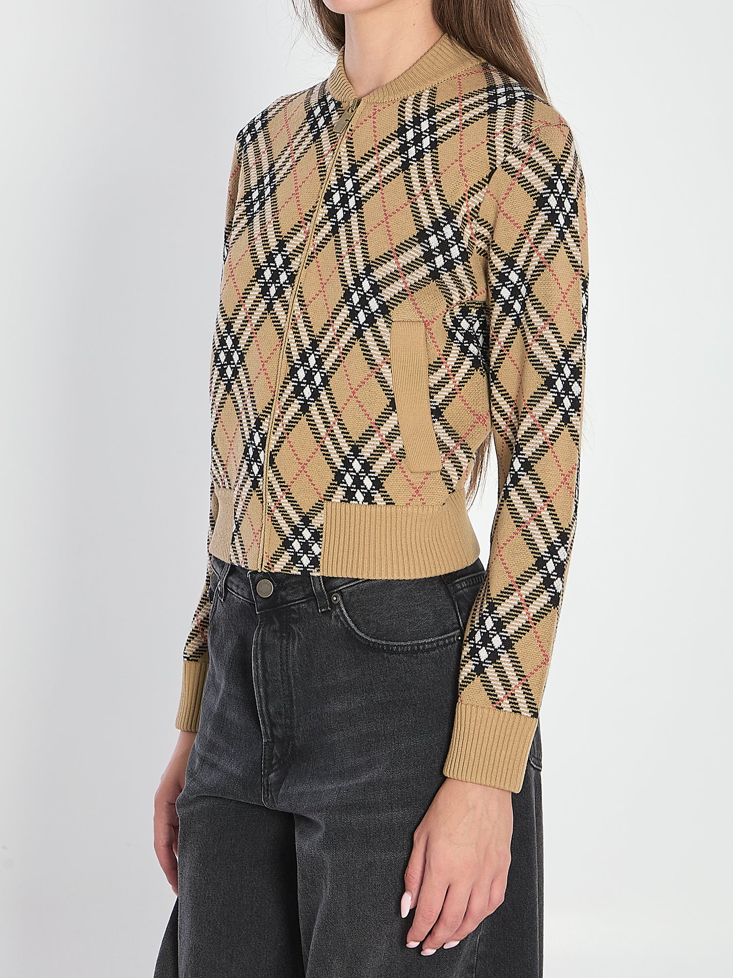BURBERRY M check sweater