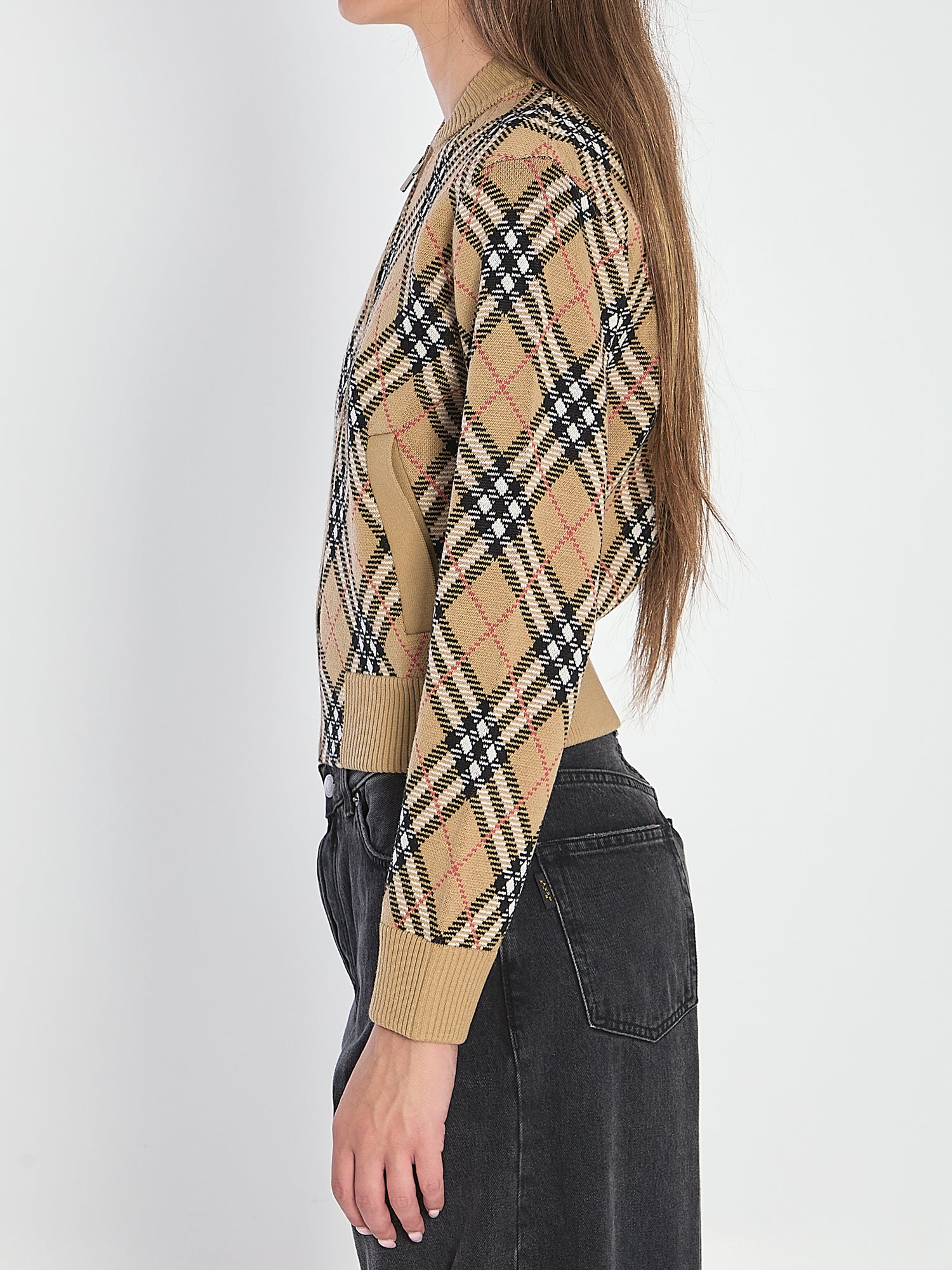 BURBERRY M check sweater