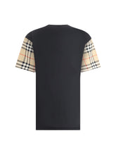 BURBERRY S check archive sleeve t-shirt