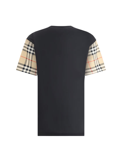 BURBERRY S check archive sleeve t-shirt
