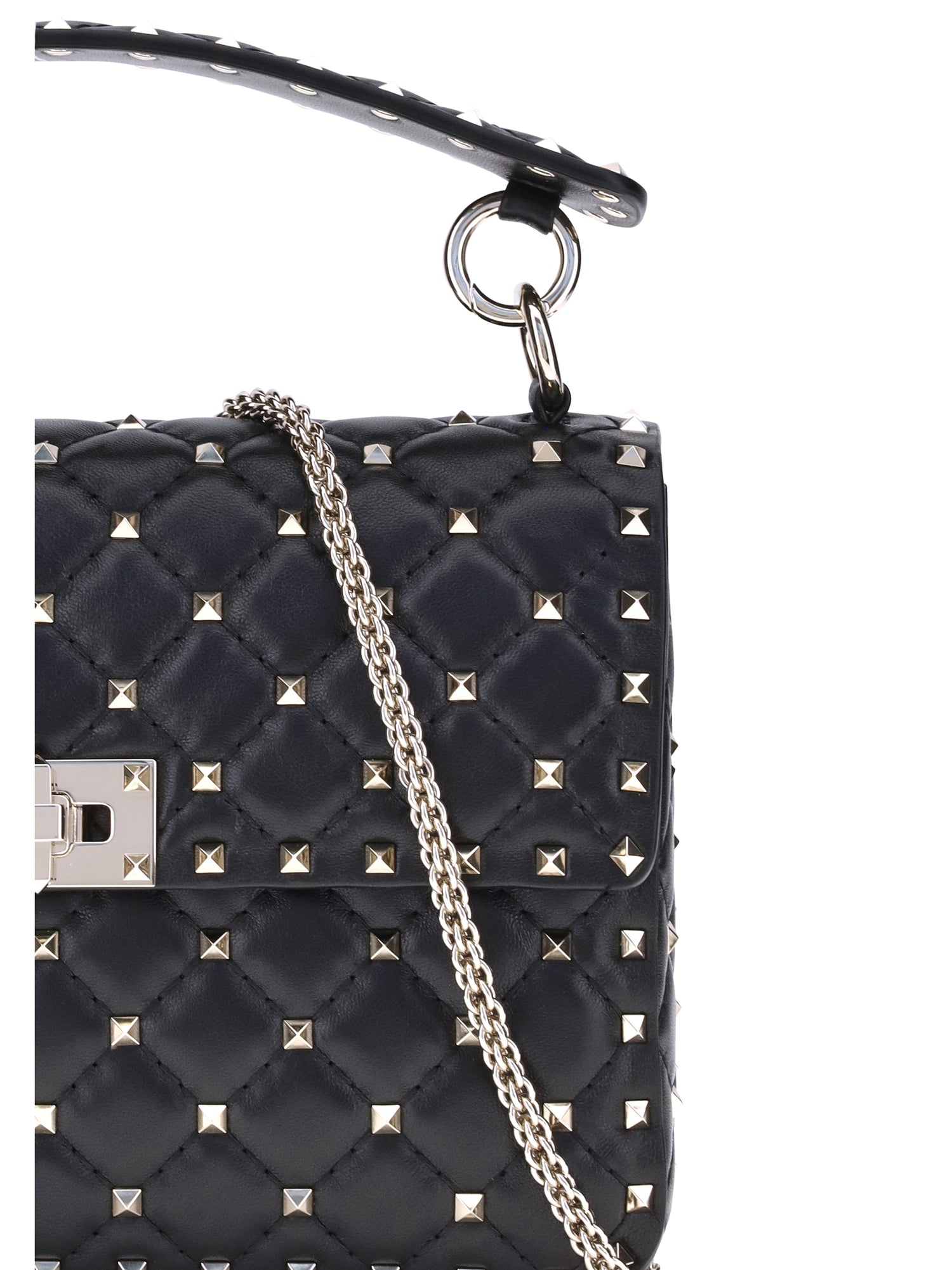 medium rockstud spike shoulder bag