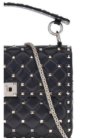 medium rockstud spike shoulder bag