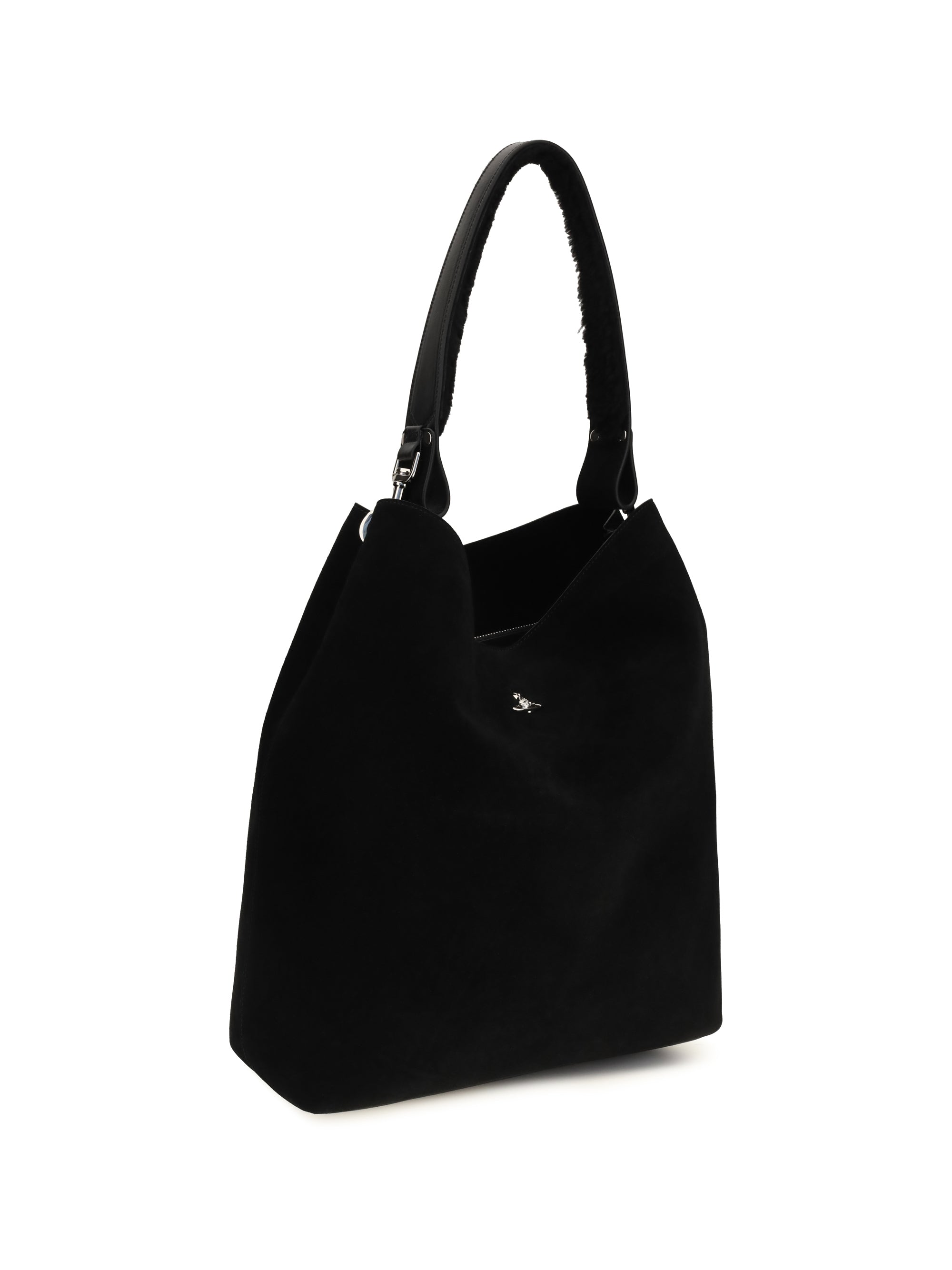 large lottie suede shopping bag