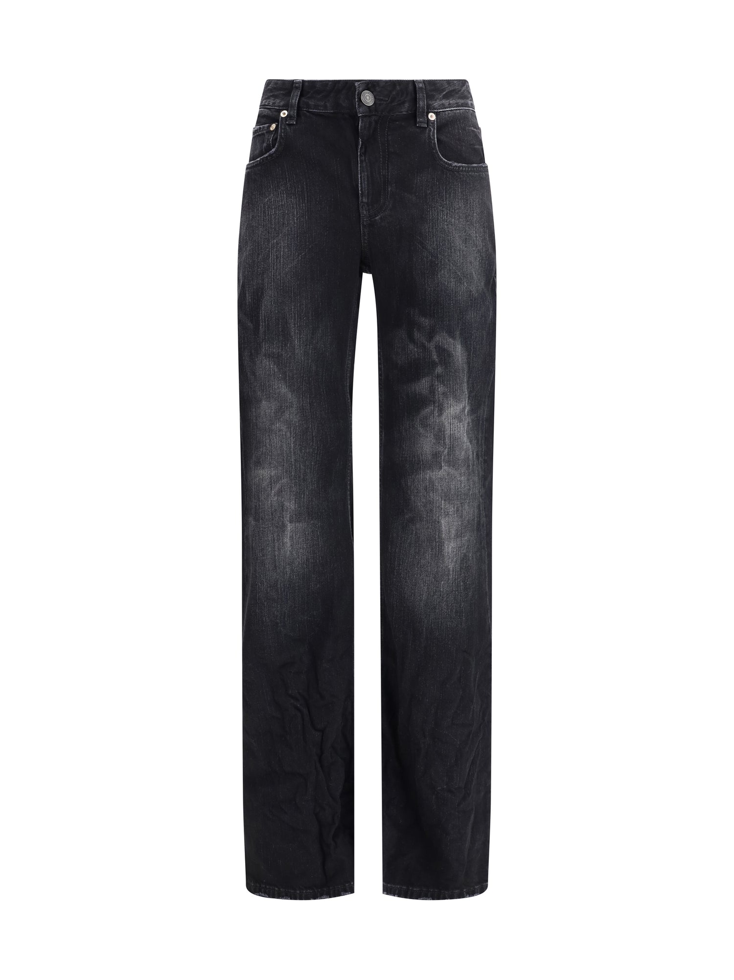 BALENCIAGA 25 wide-leg cotton jeans