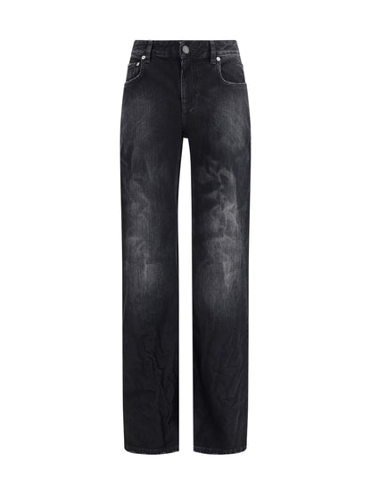 BALENCIAGA 25 wide-leg cotton jeans