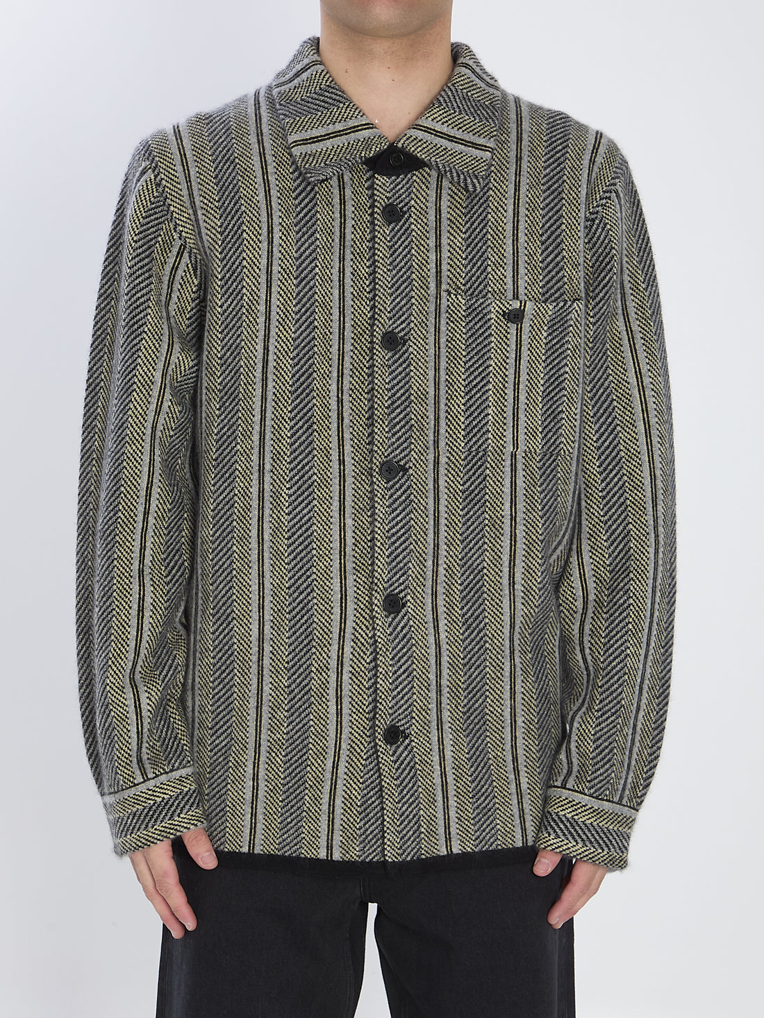 GUEST IN RESIDENCE L stripe work shirt 