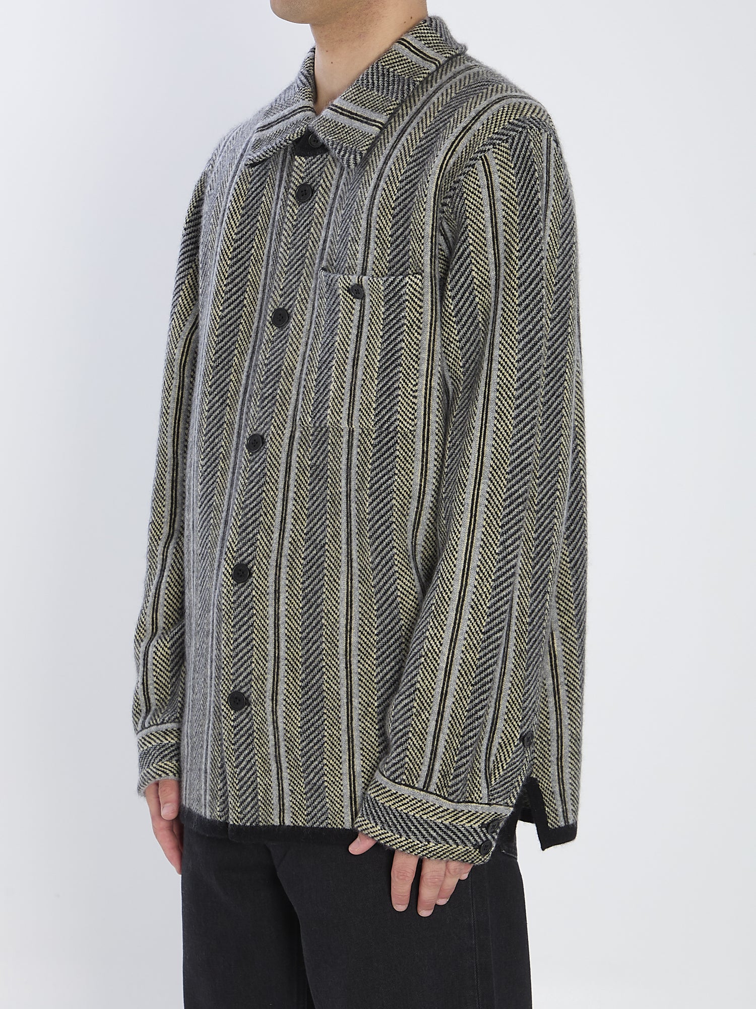 GUEST IN RESIDENCE L stripe work shirt 