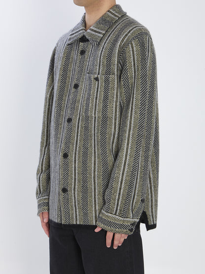 GUEST IN RESIDENCE L stripe work shirt 