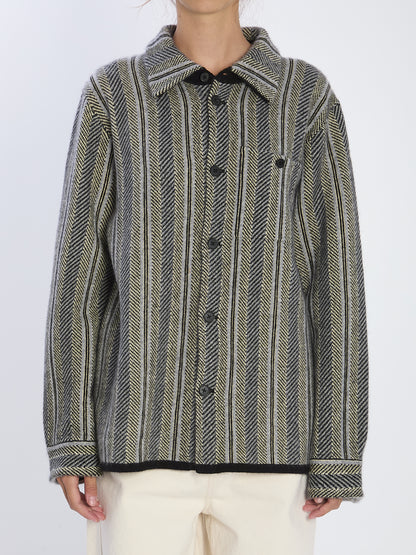 GUEST IN RESIDENCE L stripe work shirt 