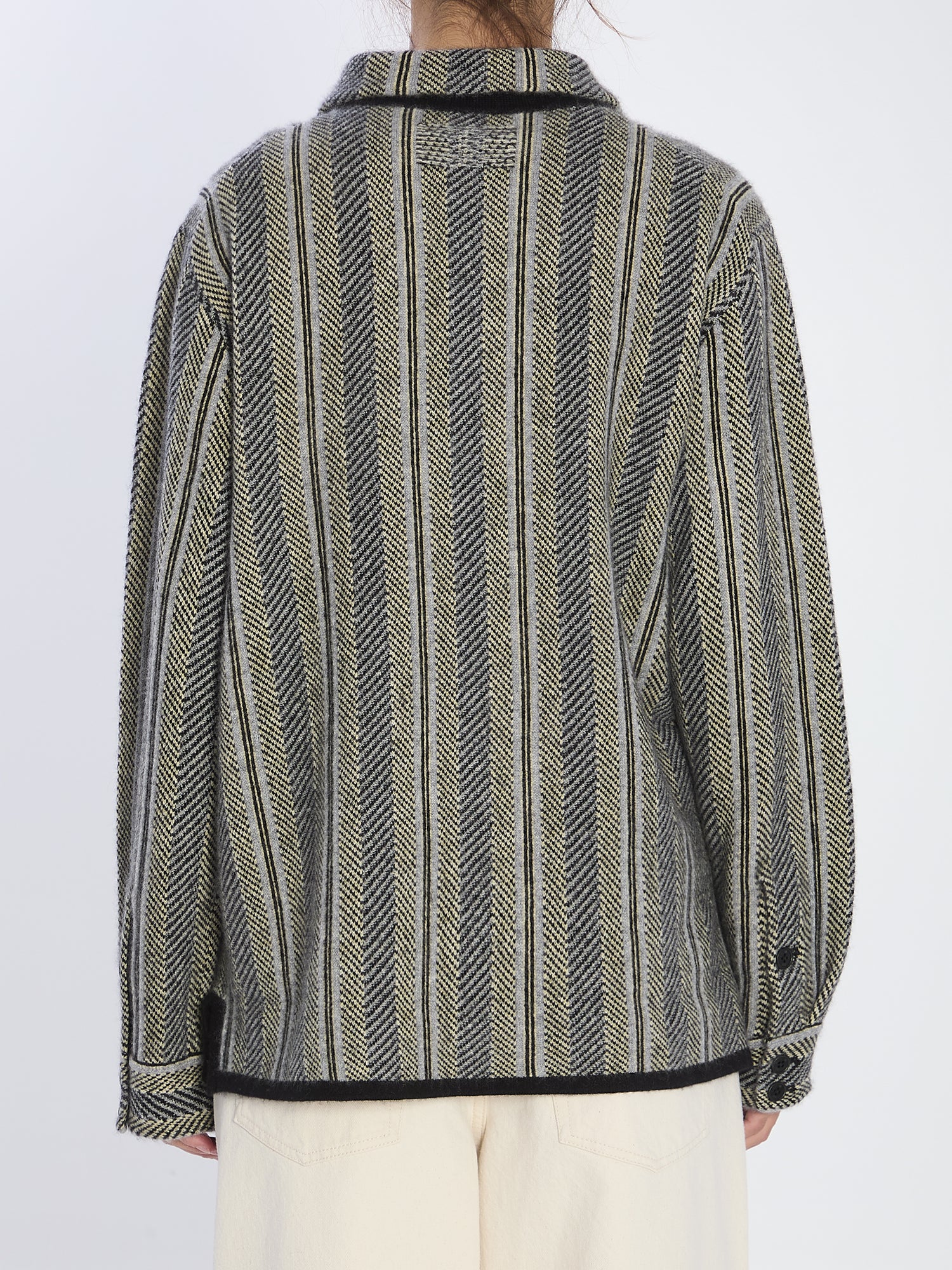 GUEST IN RESIDENCE L stripe work shirt 