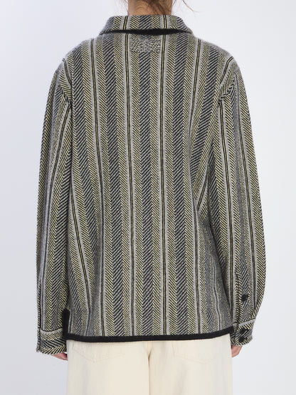 GUEST IN RESIDENCE L stripe work shirt 
