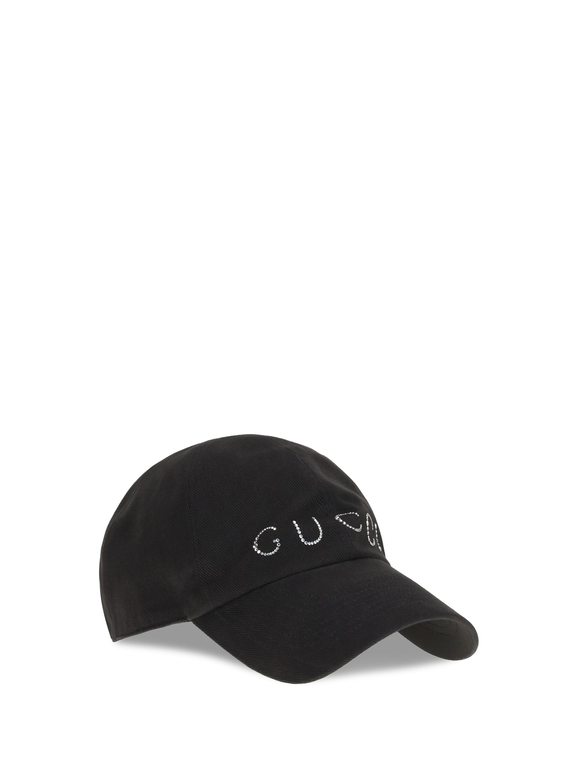 rhinestone logo baseball cap