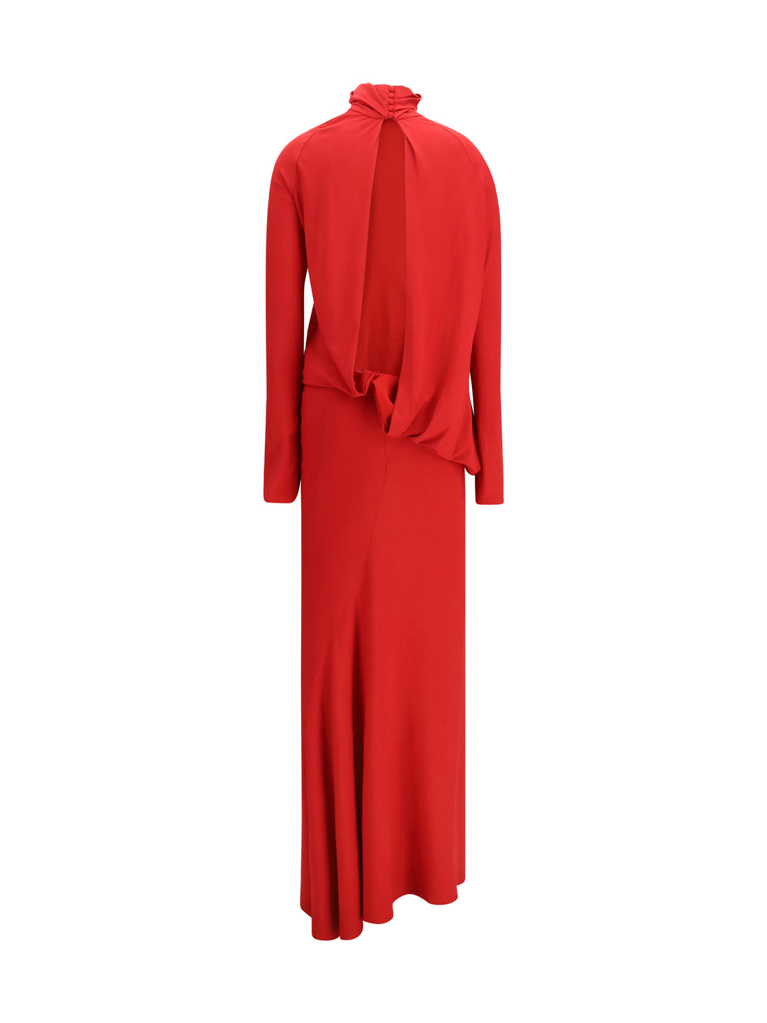 MAGDA BUTRYM 36 long open-back dress with high neck