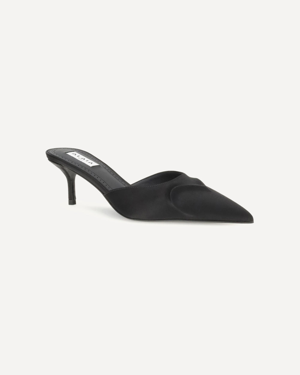 le coeur 3d satin mules
