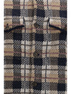checked cashmere shirt