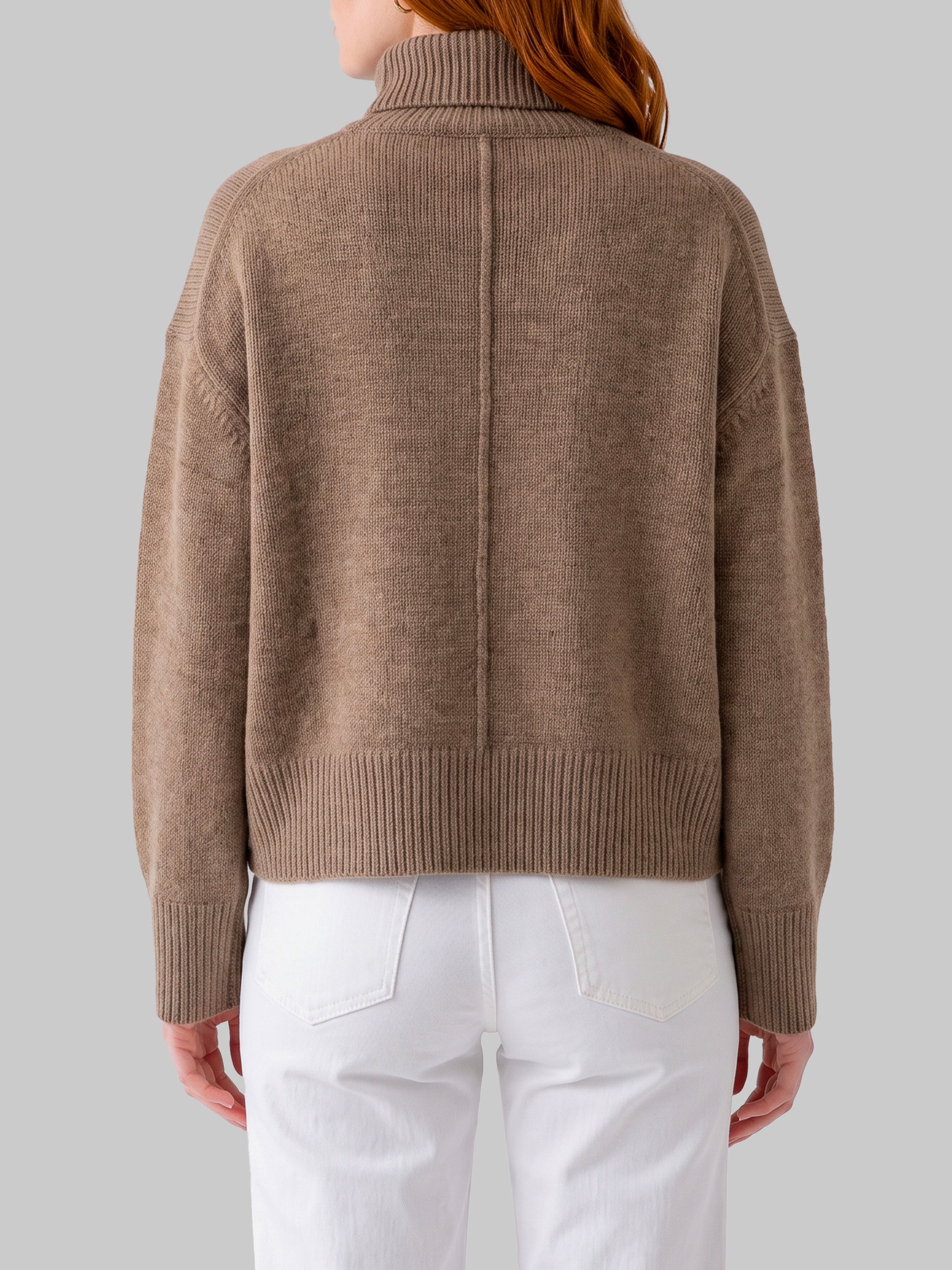 nutmeg jonah turtleneck sweater