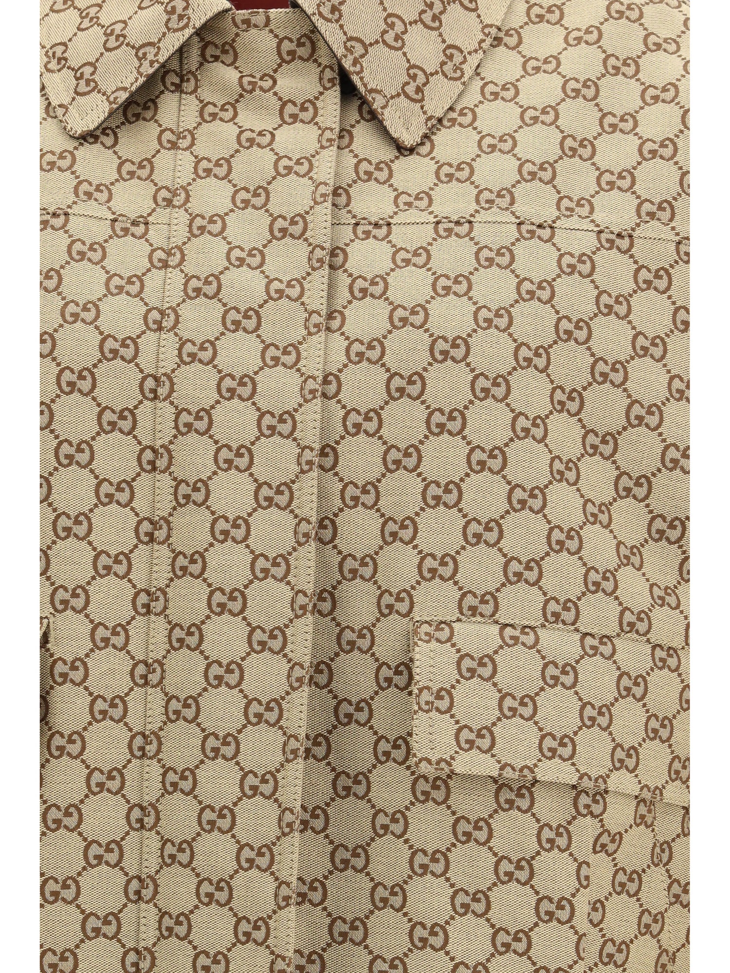 GUCCI 40 gg canvas bomber jacket