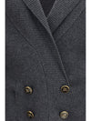 cropped shawl collar cardigan with wide sleeves