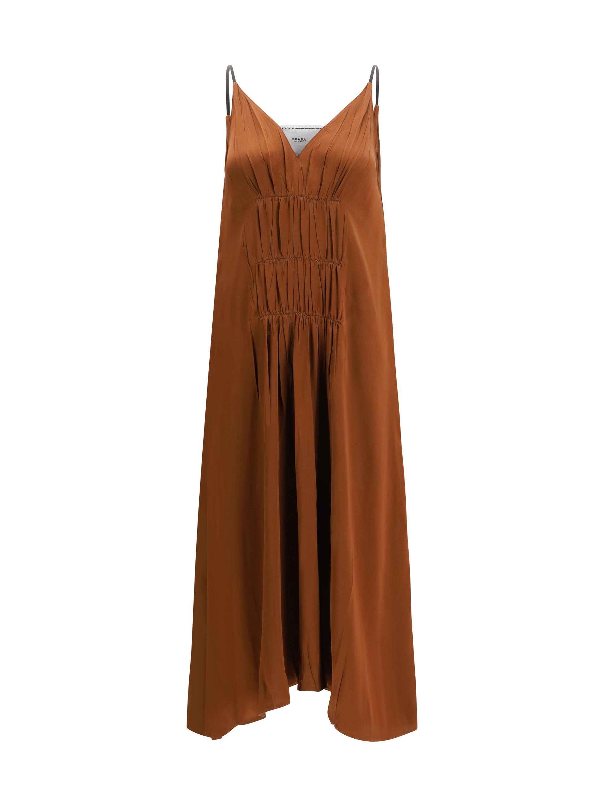 v-neck long dress