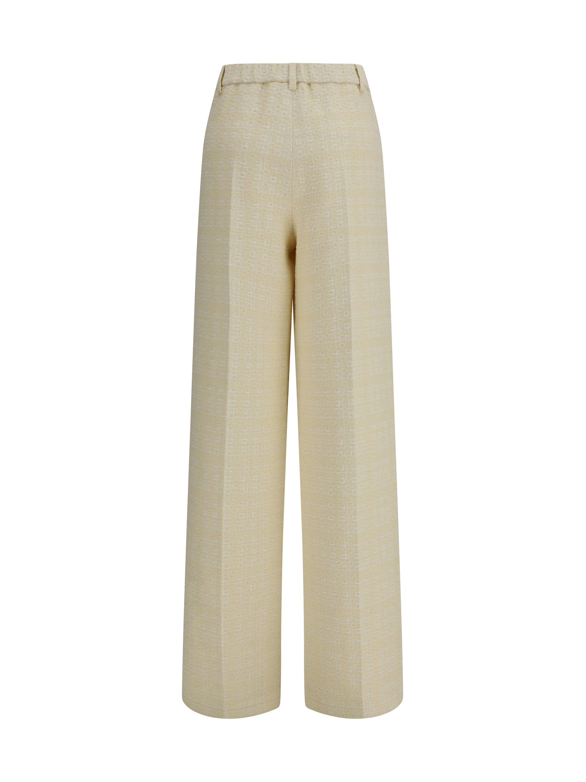 cotton tweed check pants