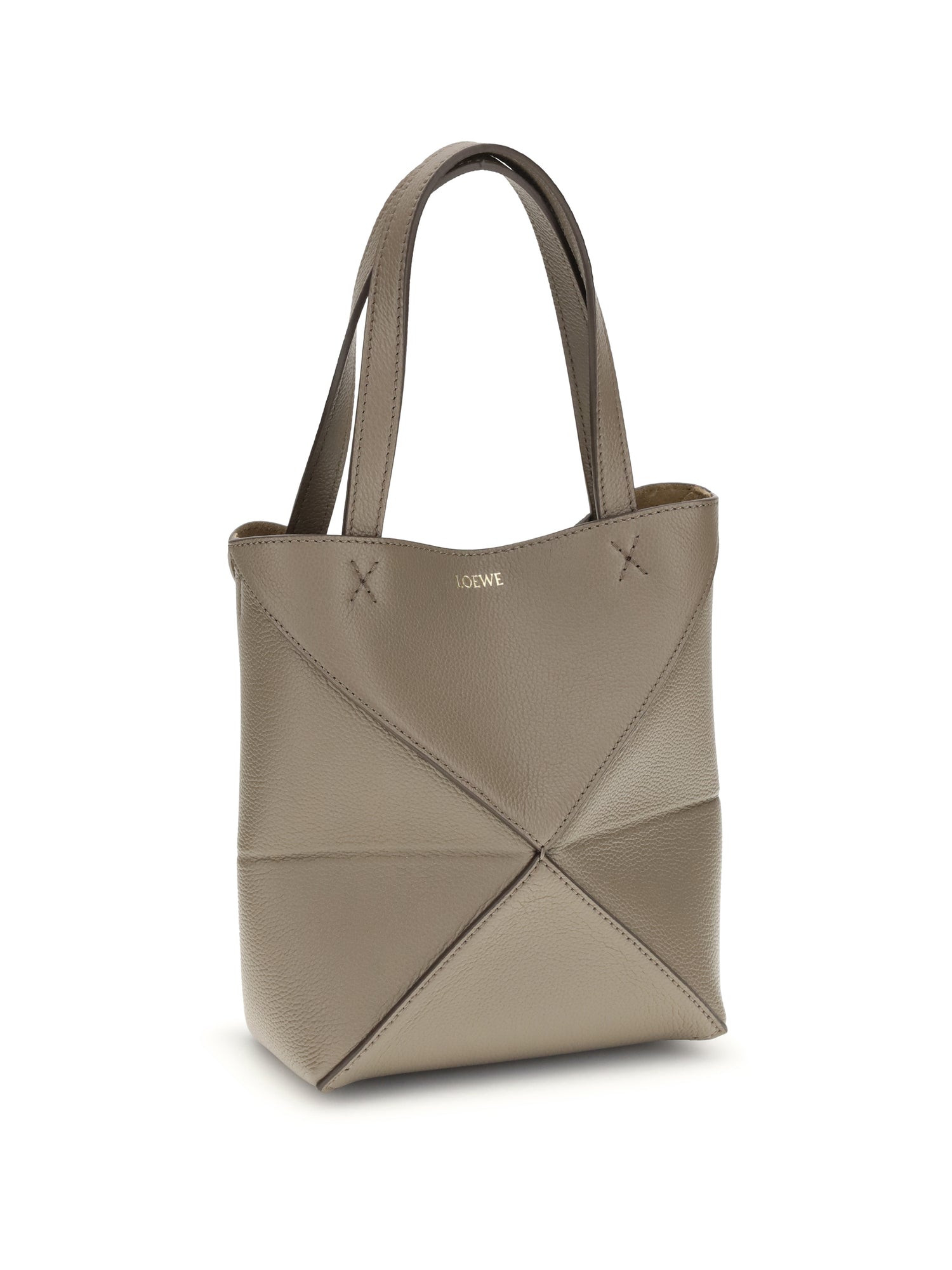 puzzle fold mini tote bag