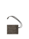 suede bag charm