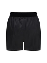 TOM FORD L stretch silk satin pj shorts