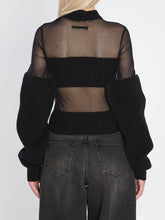 JEAN PAUL GAULTIER S sheer-effect sweater