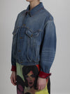 cotton denim blouson
