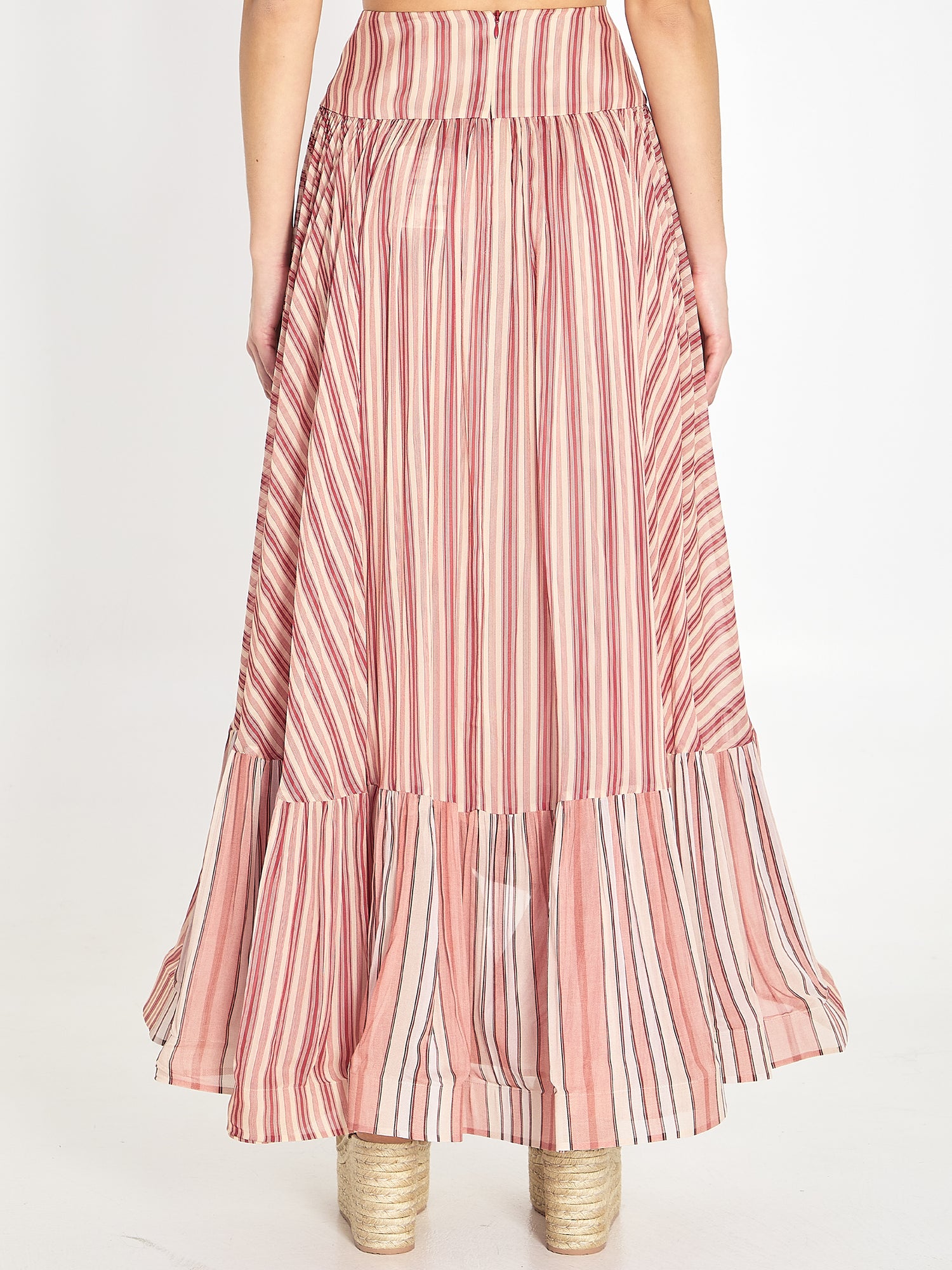 ZIMMERMANN 01 bohémien rebellion midi skirt