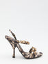 DOLCE&GABBANA 36 animal print sandals 