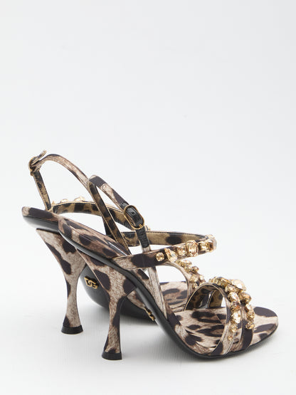 DOLCE&amp;GABBANA 36 animal print sandals 