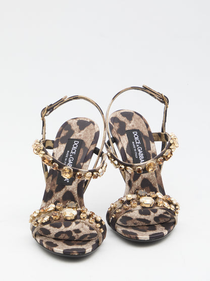 DOLCE&amp;GABBANA 36 animal print sandals 