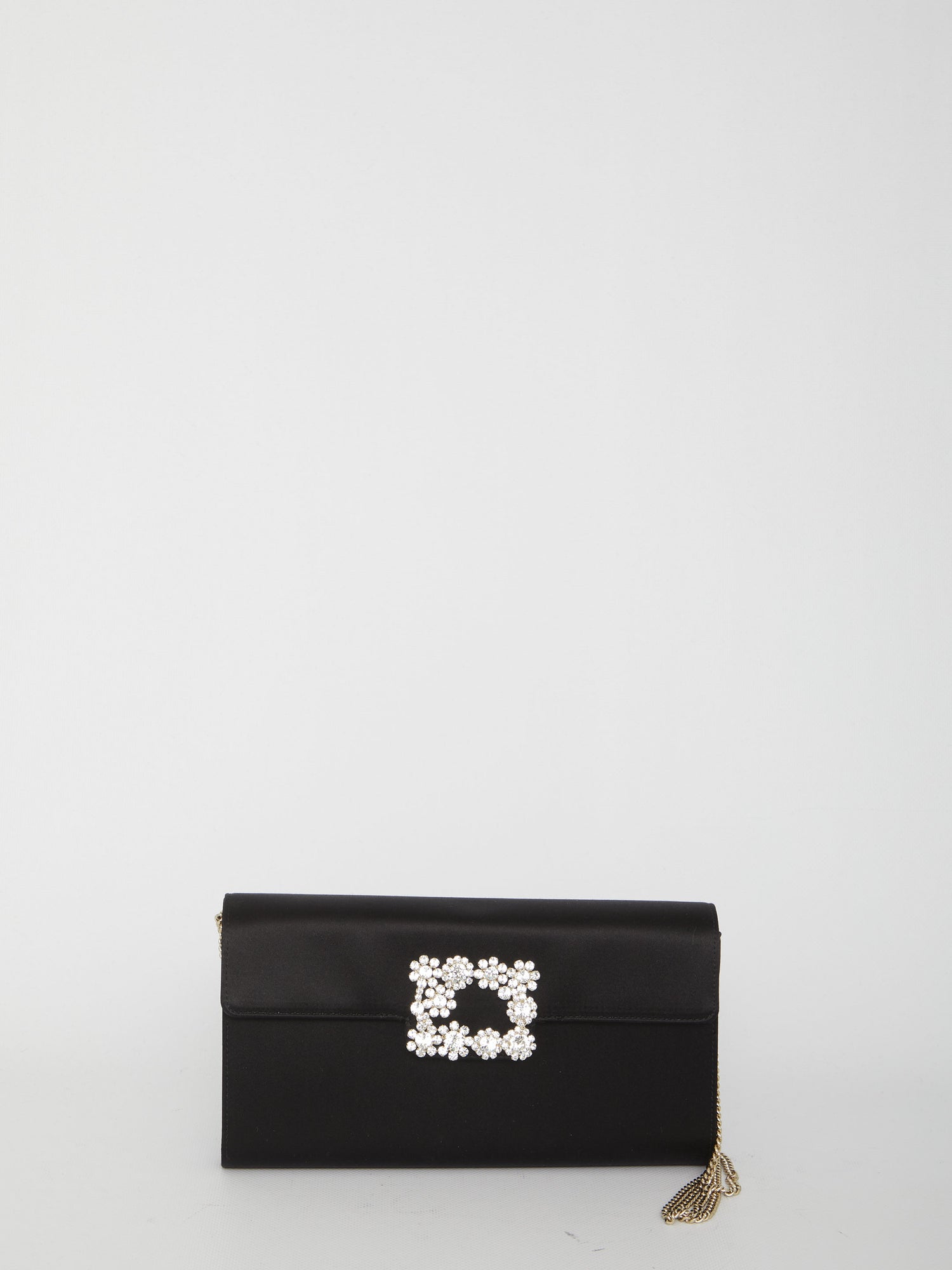 ROGER VIVIER OS flower buckle pouch