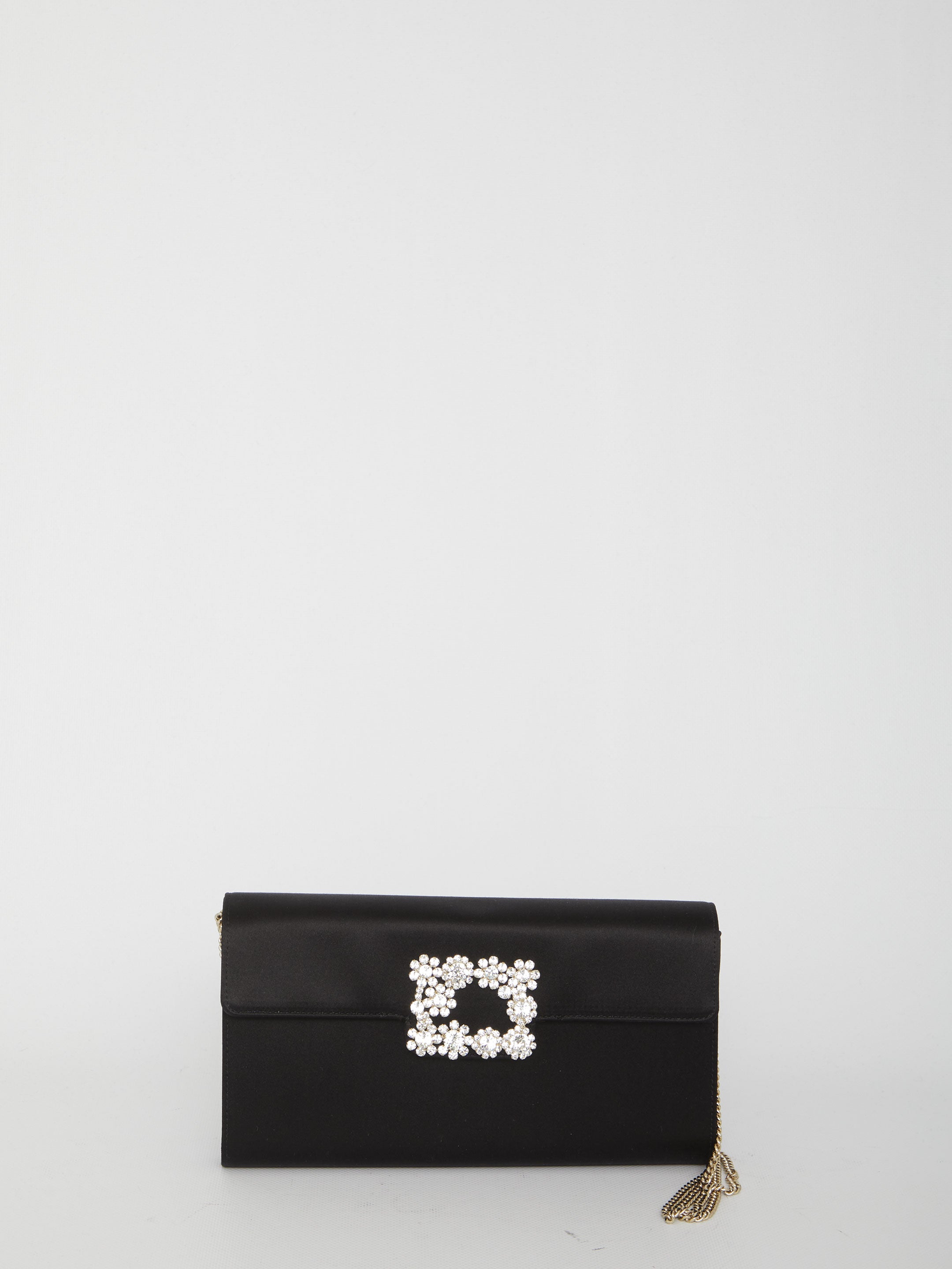 ROGER VIVIER OS flower buckle pouch