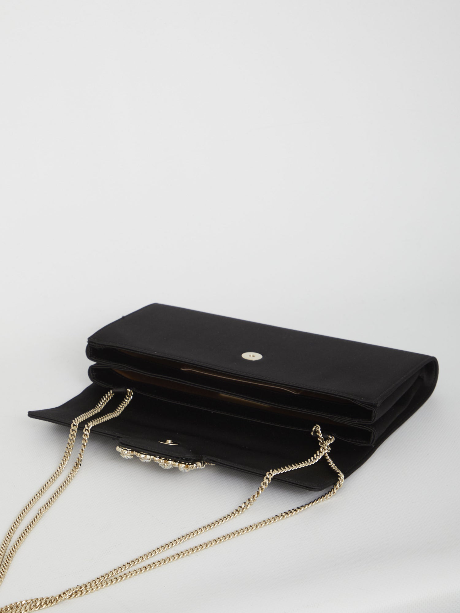 ROGER VIVIER OS flower buckle pouch