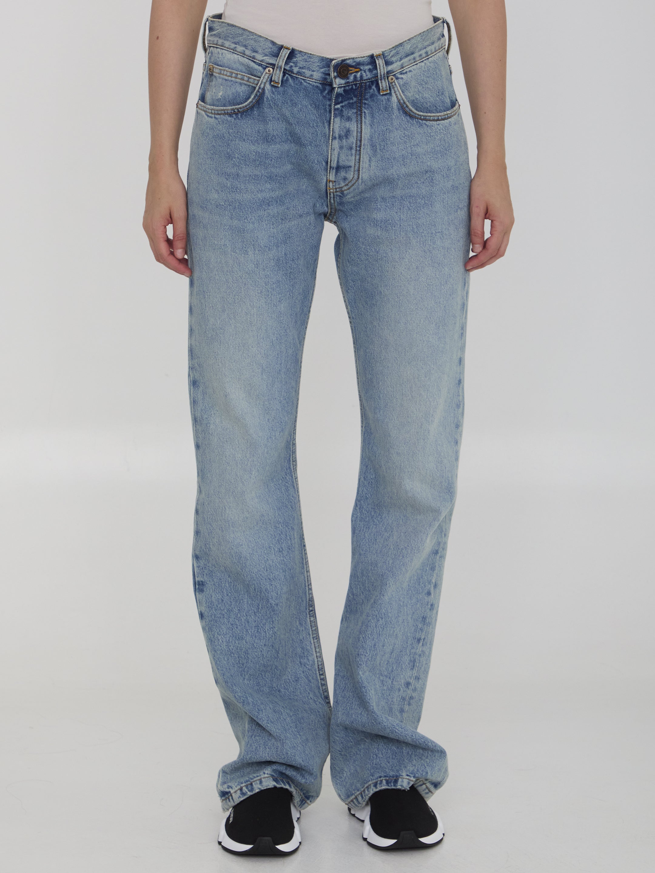 BALENCIAGA 27 low waist straight jeans 