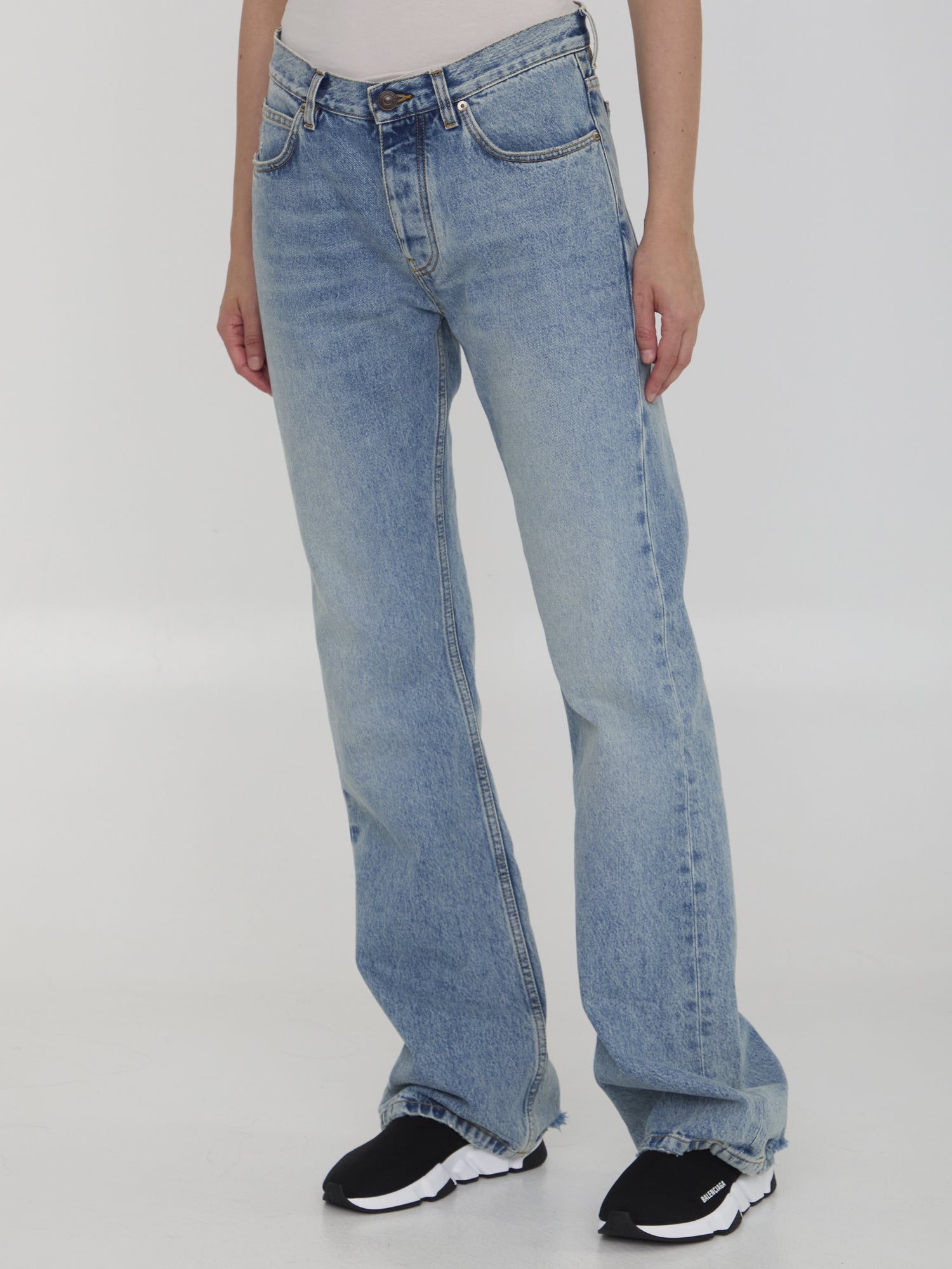 BALENCIAGA 27 low waist straight jeans 