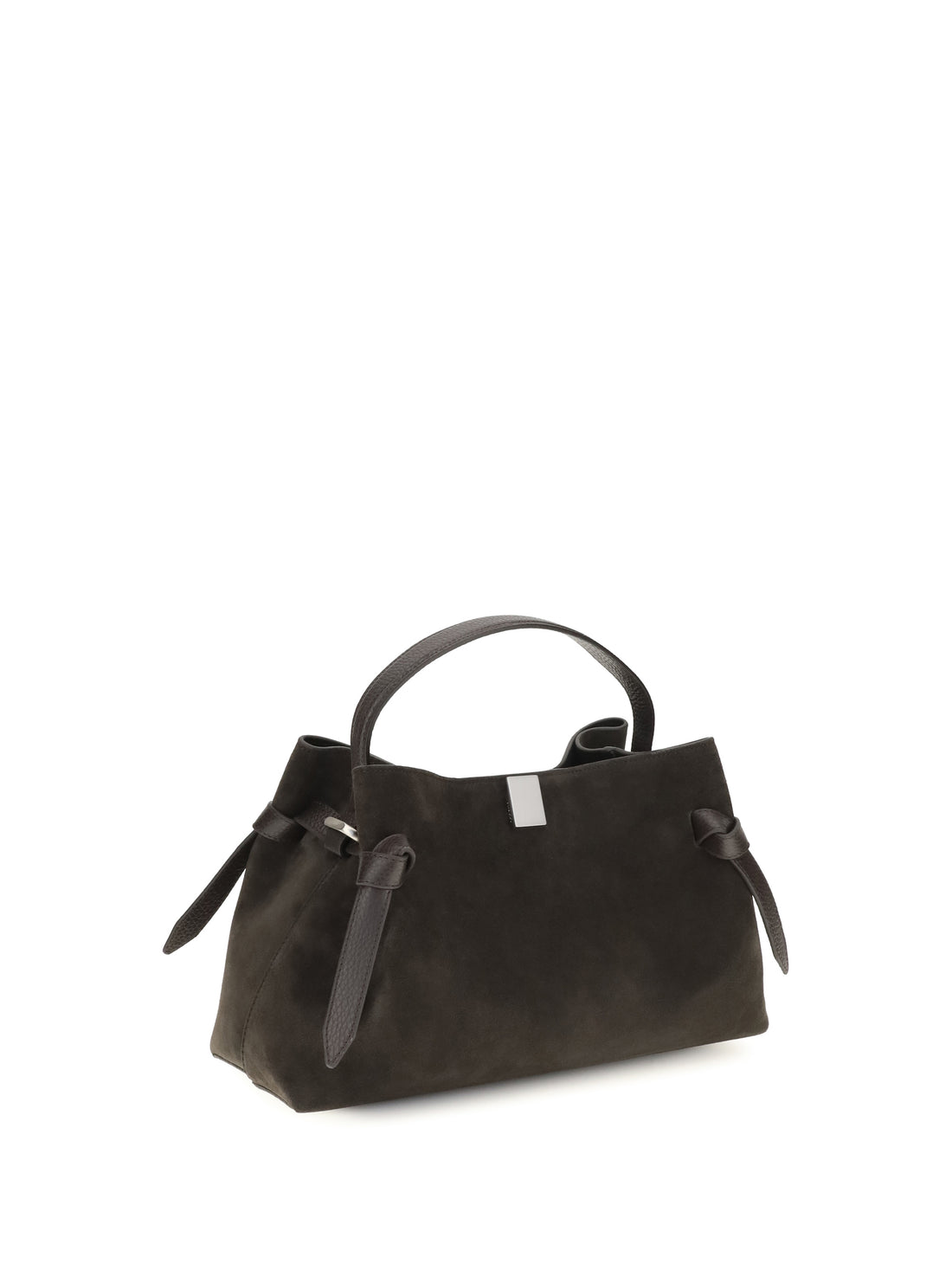 YUZEFI OS gyoza suede shoulder bag