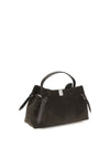 gyoza suede shoulder bag