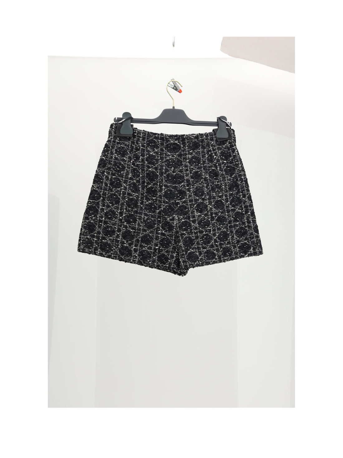 DIOR 36 short db+fermoir cd-tweed cann