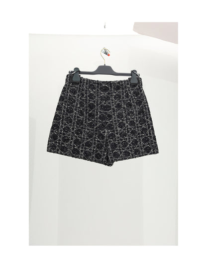 DIOR 36 short db+fermoir cd-tweed cann