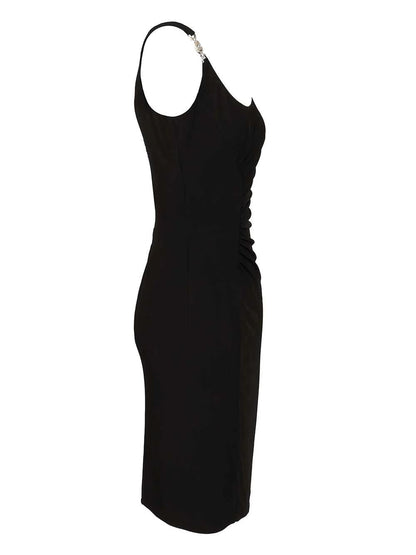VERSACE 40 midi dress in jersey crepe stretch