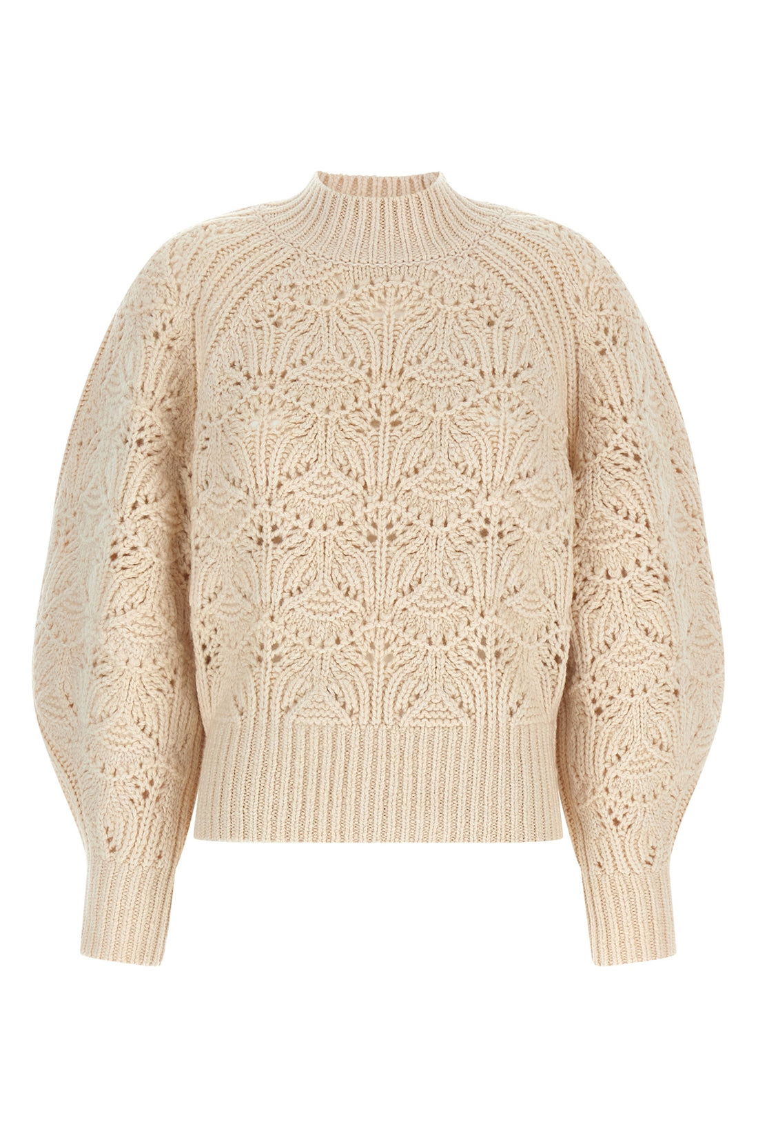 ZIMMERMANN 1 hypnotic cable knit wool sweater