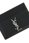 monogramme leather card holder
