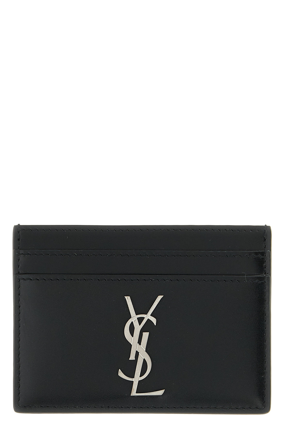 SAINT LAURENT OS monogramme leather card holder