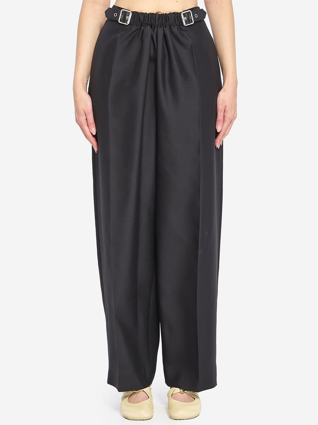 LOEWE 38 belted trousers