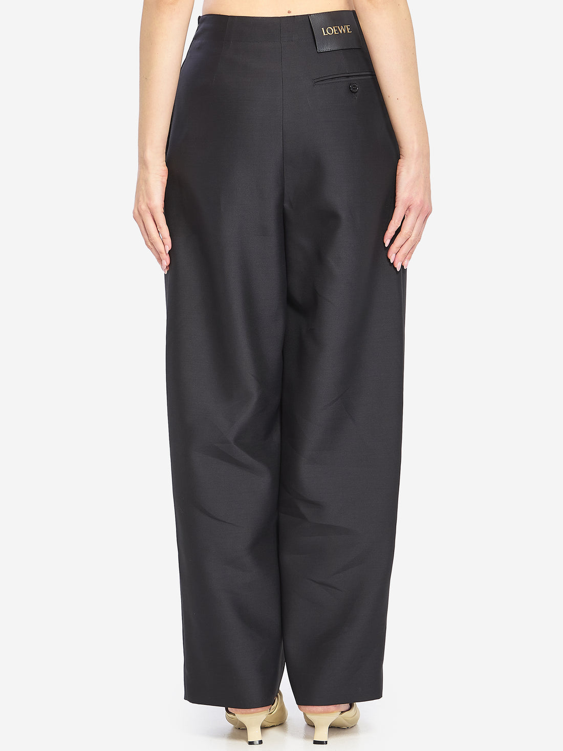 LOEWE 38 belted trousers