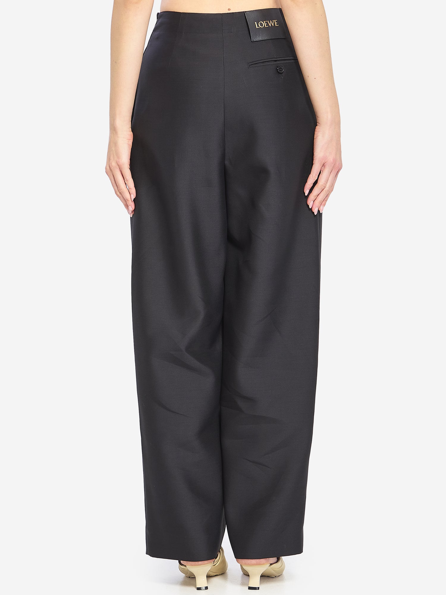 LOEWE 38 belted trousers