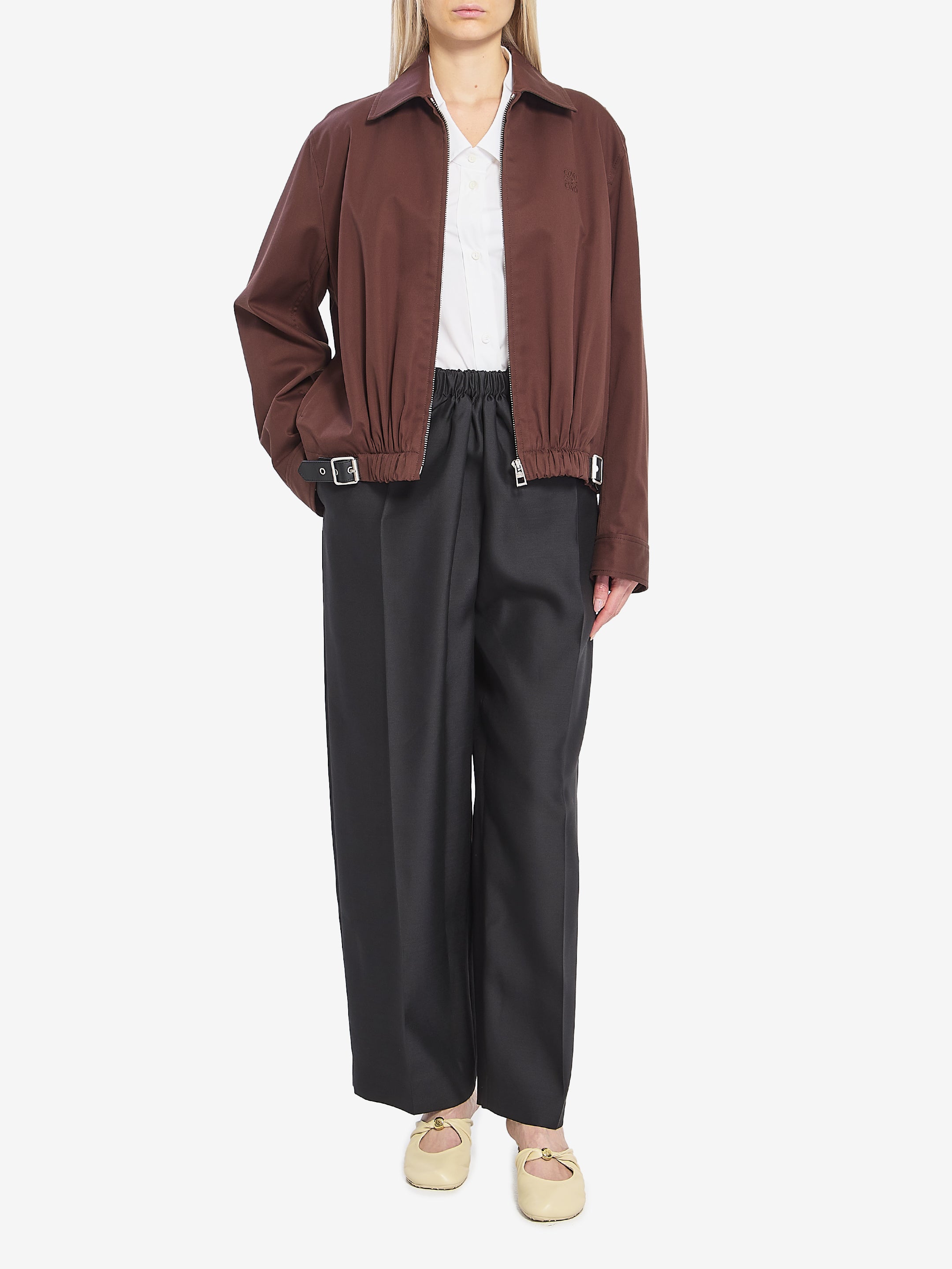 LOEWE 38 belted trousers